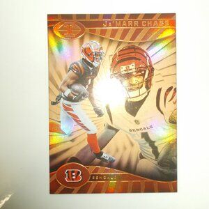 Ja'Marr Chase 2024 Panini Football Illusions Parallel 9/75 Cincinnati Bengals